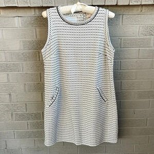 LOFT Sleeveless Sheath Dress/Tunic with pockets- size M- EUC